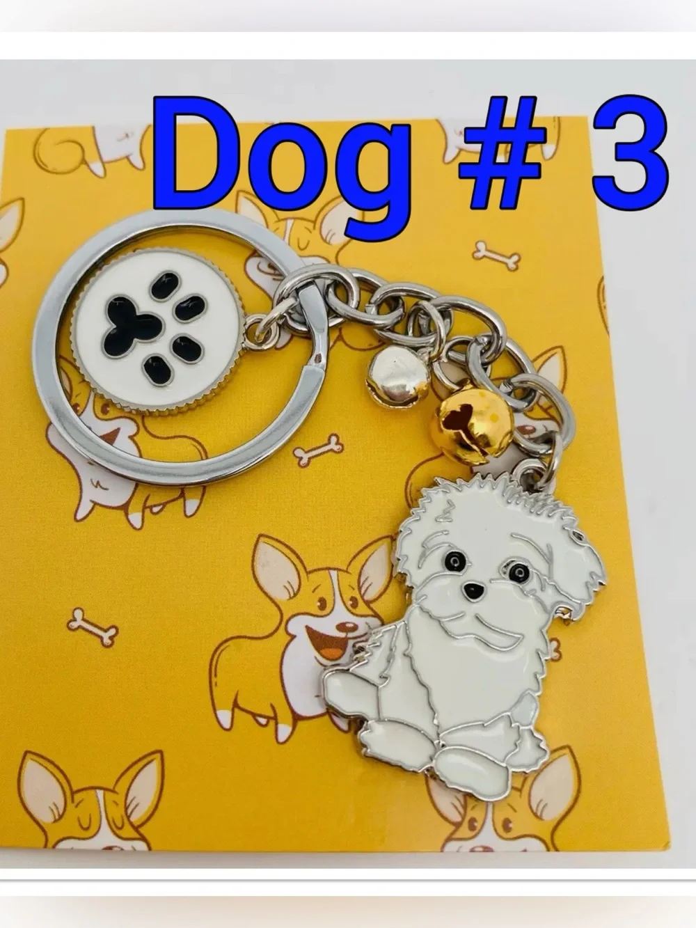Dog Keychain with 